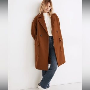 Madewell Averdon camel coat